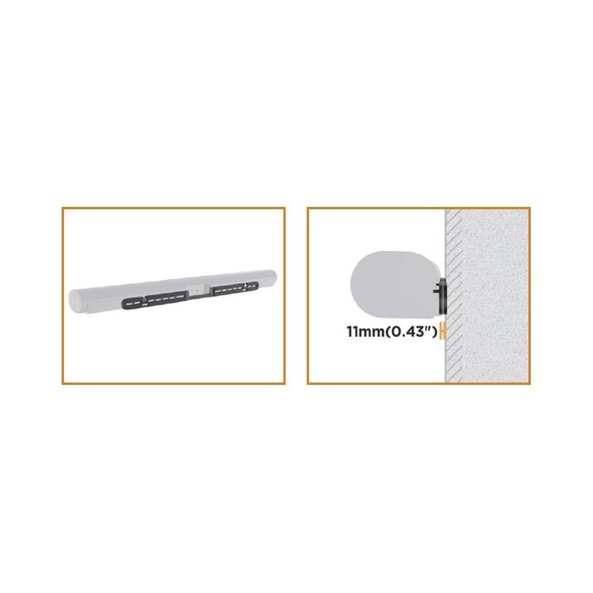 My Wall Wandhalterung für Sonos ARC / Schwarz