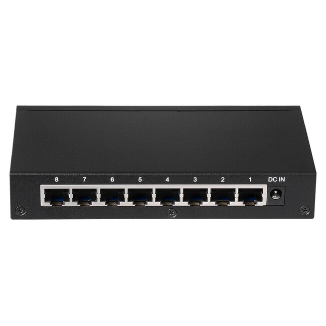 Edimax GS-1008E V2 Gigabit Ethernet Switch 8 Ports Schwarz