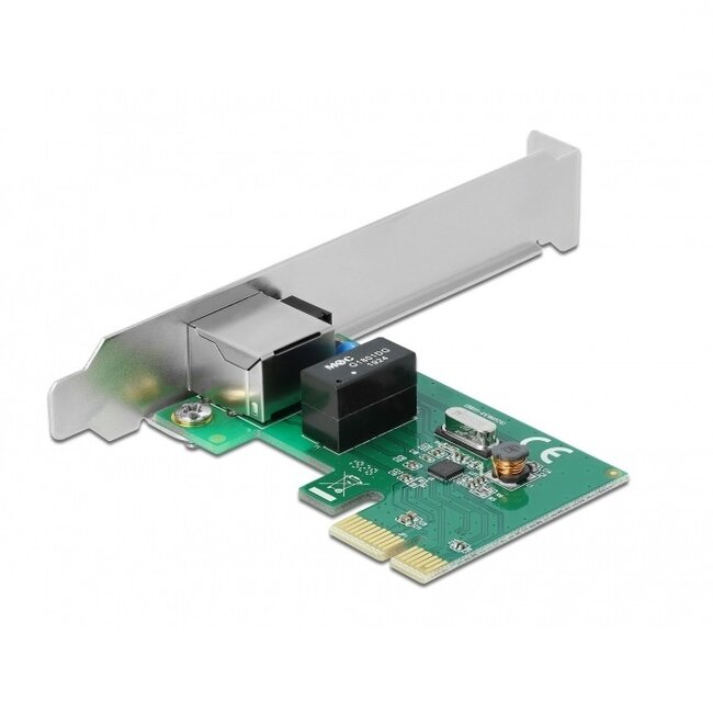 DeLOCK Gigabit LAN PCI-Express Karte mit 1 RJ45 Anschluss (RTL8111)