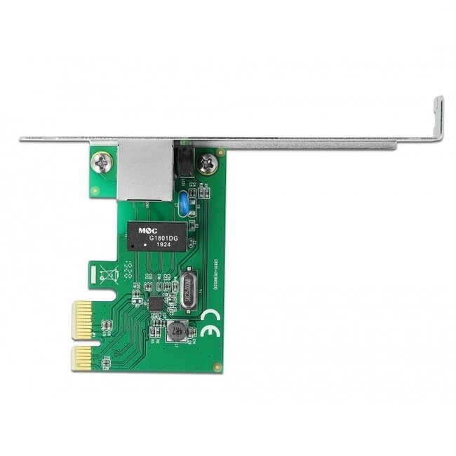 DeLOCK Gigabit LAN PCI-Express Karte mit 1 RJ45 Anschluss (RTL8111)