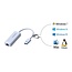 Edimax EU-4306 USB-A auf RJ45 Gigabit Ethernet LAN Adapter - USB 3.0 - CAT6 / Weiß - 0,10 m