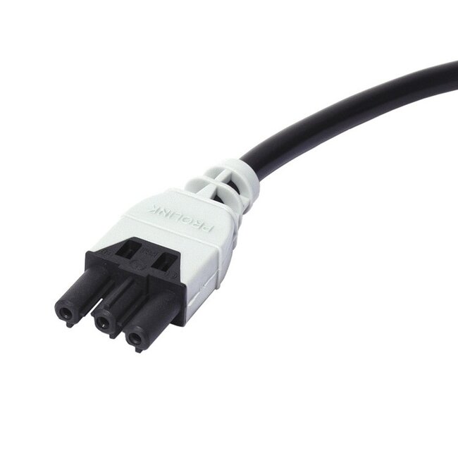 Plenty Installationsstecker Stromkabel - Prolink - Schwarz - 0,50 m