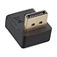 DisplayPort Adapter mit DP_PWR - 90° nach unten - Version 1.2 (4K 60Hz) / Schwarz
