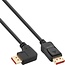 Premium DisplayPort Kabel - 90° Rechtswinklig - Version 1.4 (5K/8K 60Hz) - Schwarz - 2 Meter
