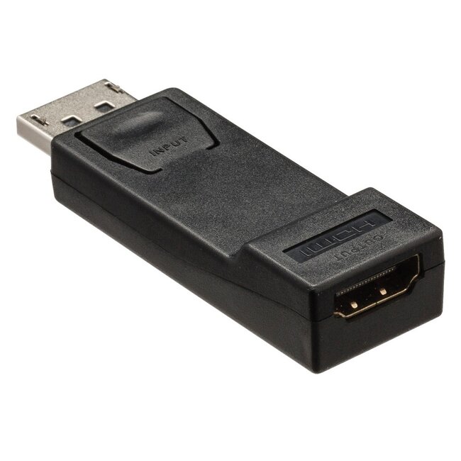 DisplayPort zu HDMI Adapter - DP 1.2 / HDMI 1.4 (4K 30 Hz) / Schwarz