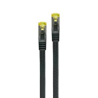 Nedis PYTHON S/FTP CAT7 10-Gigabit Netzwerkkabel Schwarz LSZH 0,25 m