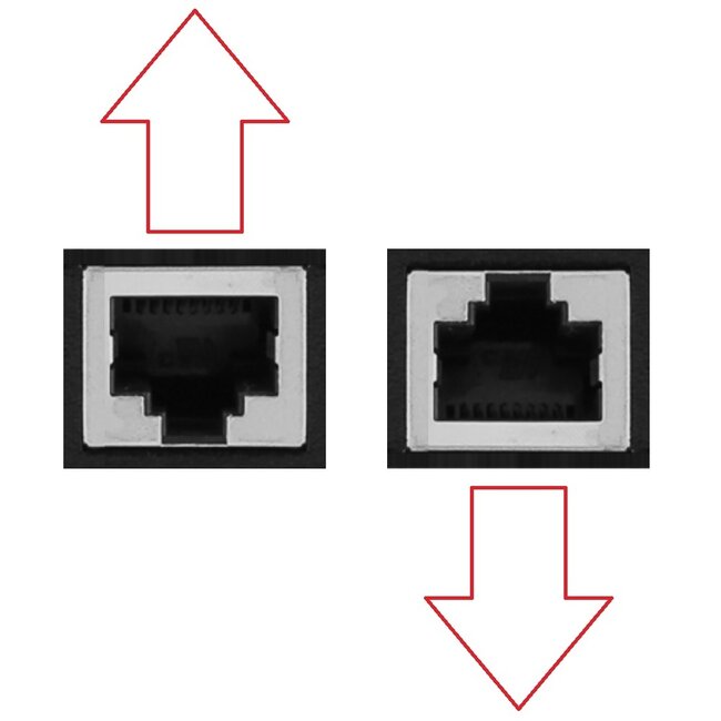 S/FTP CAT6a 10Gbit Netzwerkkabel 90° Stecker oben / gerade / schwarz - LSZH - 2m