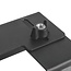 Cavus Premium Wandhalterung mit Halter für A/V Geräte - Medium / Schwarz