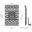Cavus Premium Montagehalterung für A/V-Geräte, Schwarz