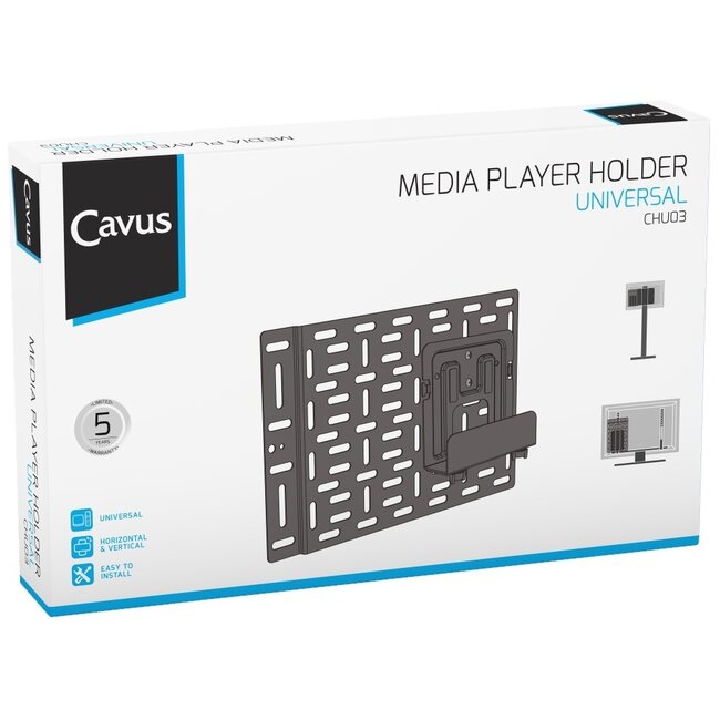 Cavus Premium Montagehalterung für A/V-Geräte, Schwarz