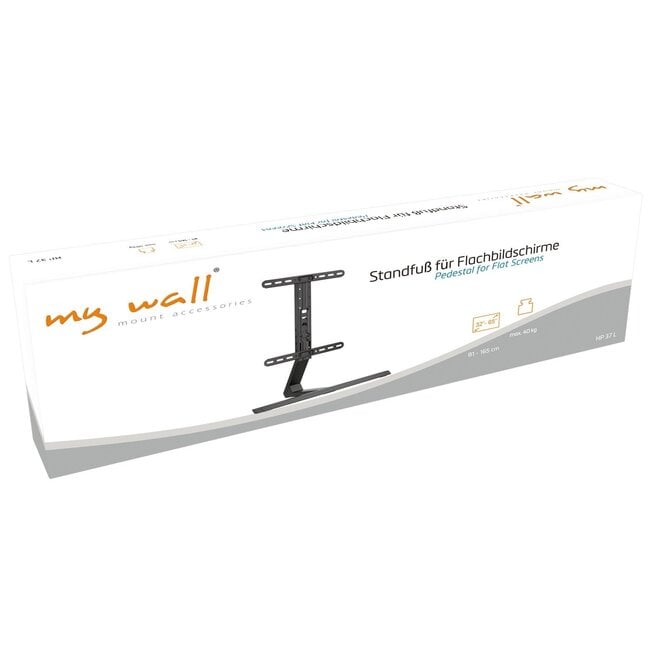 My Wall Premium Tischhalterung für Bildschirme bis 65 Zoll / Schwarz