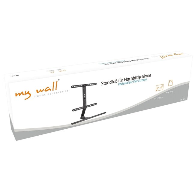 My Wall Premium Tischständer für Bildschirme bis 75 Zoll / Schwarz