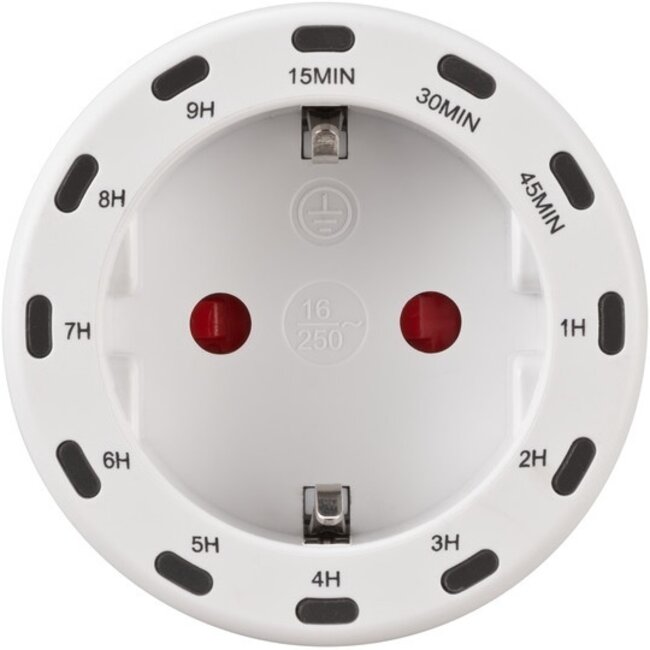Brennenstuhl DC Digitaler Countdown-Timer - 12 Programme - Innen - Weiß