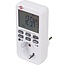 Brennenstuhl Comfort-Line DZL Digitale Zeitschaltuhr - 10 Programme/Woche - Innen - Weiß