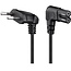 C7 (rechts/links gewinkelt) - CEE 7/16 (oben/unten gewinkelt) Netzkabel - für Sonos u.a. - 2x 0,75mm² / schwarz - 1,5 m