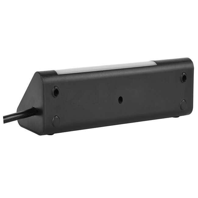 MaxTrack Steckdosenleiste mit 3 Steckplätzen und 2 USB-Anschlüssen, 1,5 m, schwarz