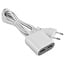 USB Heimladegerät mit 2 Ports - Smart IC - 2,4A / Weiß - 1,5 m