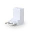 USB-Heimladegerät mit 1 Port - rechtwinklig - 2,1A / weiß