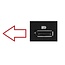 Premium DisplayPort Kabel - 90° Links Winkel - Version 1.4 (5K/8K 60Hz) - Schwarz - 3 Meter