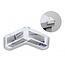 Eckschutz mit selbstklebendem Pad - 40 x 40 x 13 mm / transparent