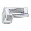 Eckschutz mit selbstklebendem Pad - 40 x 40 x 13 mm / transparent