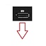 Premium DisplayPort-Kabel - 90° nach unten - Version 1.4 (5K/8K 60Hz) - Schwarz - 3 Meter