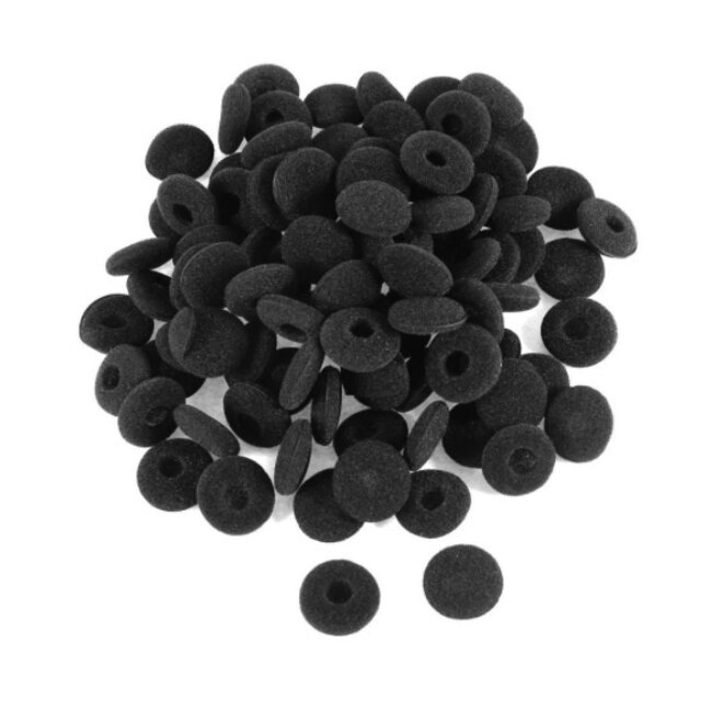 Ohrpolster für Ohrstöpsel - universal - max. 18 mm - 100 Stück / schwarz