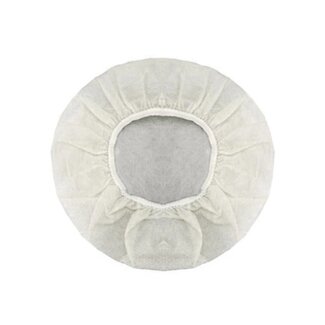 Dolphix Hygienische Kopfhörerüberzüge - Universal - Groß (max. 12 cm) - 100 Stück / Weiß