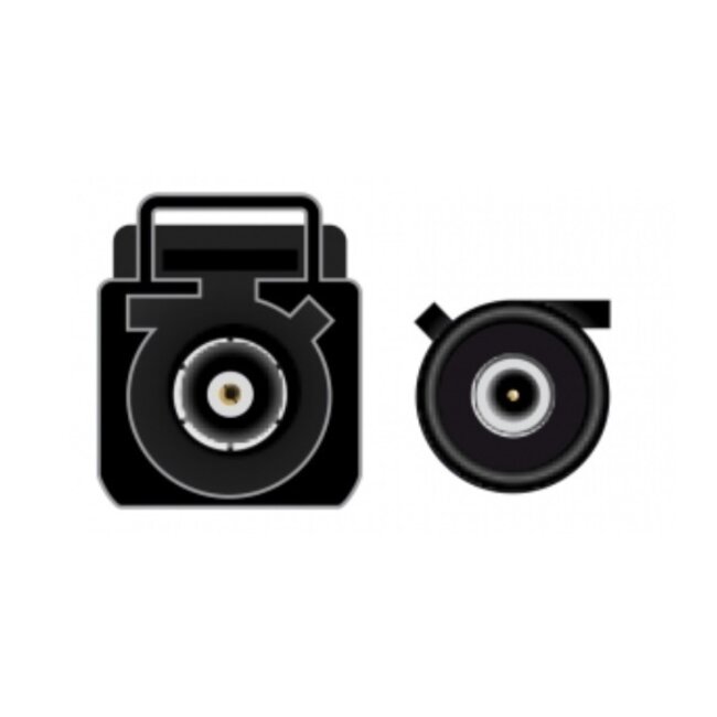 Fakra A (m) - Fakra A (w) Winkel Antennenadapter - 50 Ohm