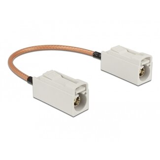 DeLOCK Fakra B (v) Antennenkabel RG316 50 Ohm Transparent 0,15 m
