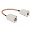 Fakra B (v) Antennenkabel RG316 50 Ohm Transparent 0,15 m