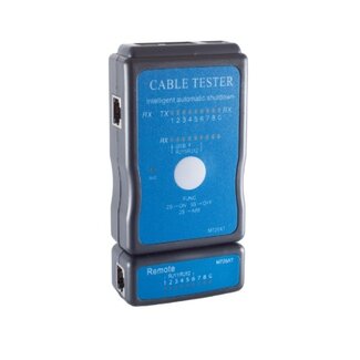 S-Impuls LAN-Multifunktionstester für Daten- und Netzwerkkabel - RJ45, RJ12, RJ11 & USB
