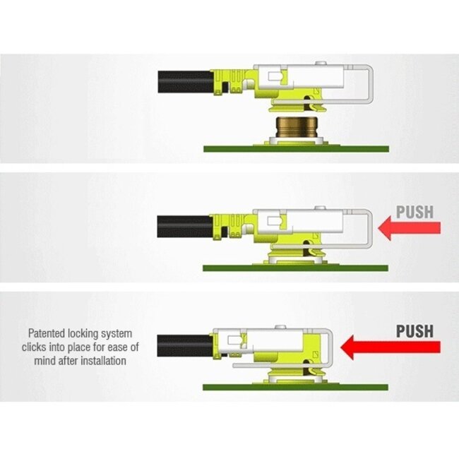 MHF 4L LK (w) - RP-SMA (w) Kabel - Micro Coax 1,37 mm - 50 Ohm - Schwarz - 0,20 m