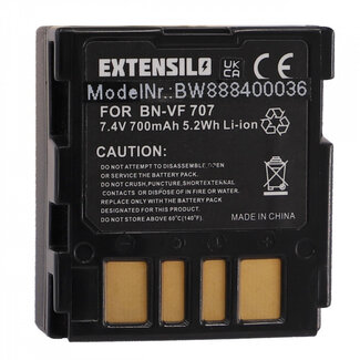 Extensilo Kameraakku kompatibel mit JVC BN-VF707U / 700 mAh