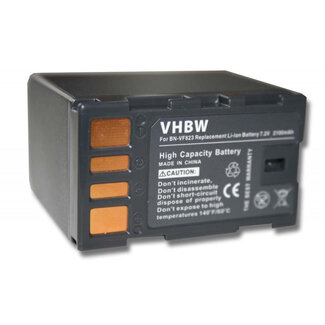 VHBW Kameraakku kompatibel mit JVC BN-VF823U / 2100 mAh