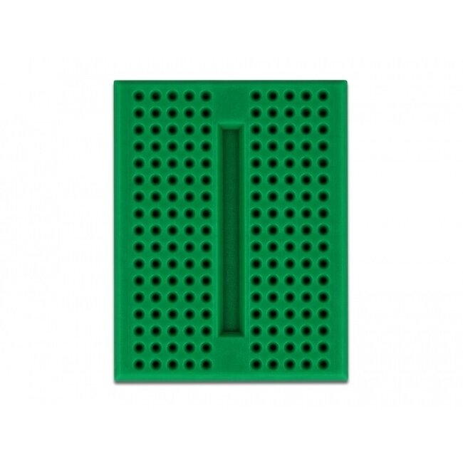Mini Steckbrett mit 170 Kontakten / grün