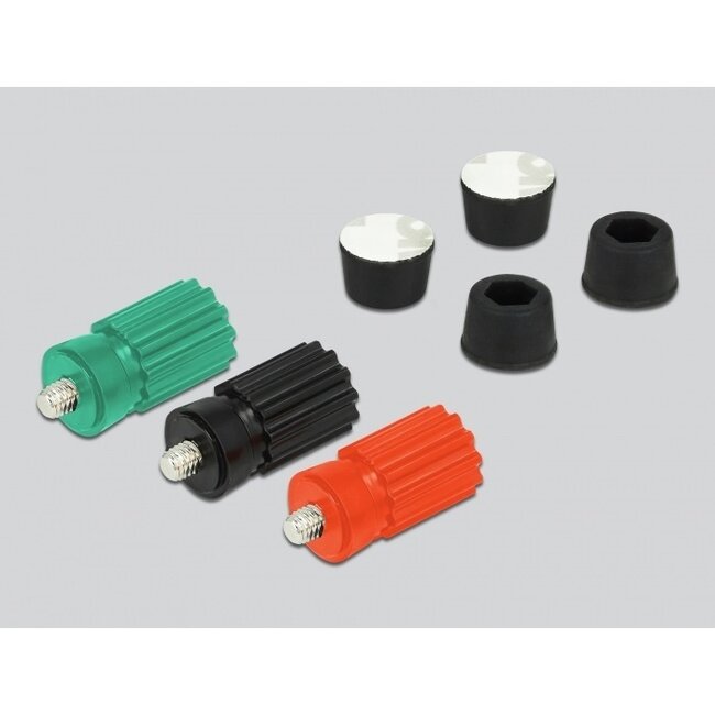 Breadboard 1260/400 Steckpunkte mit Bodenplatte / Schwarz/Weiß