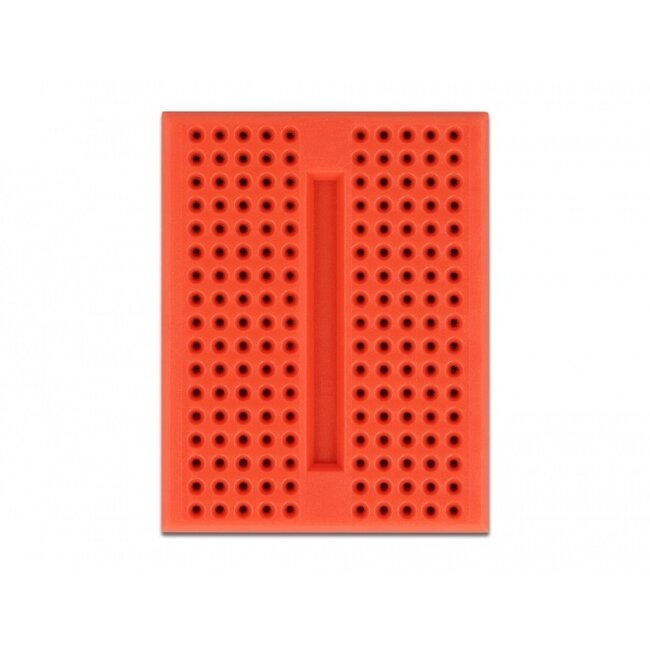 Mini-Steckbrett mit 170 Kontakten / Rot