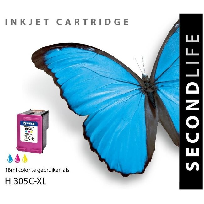 SecondLife Farbpatrone kompatibel für HP 305 XL