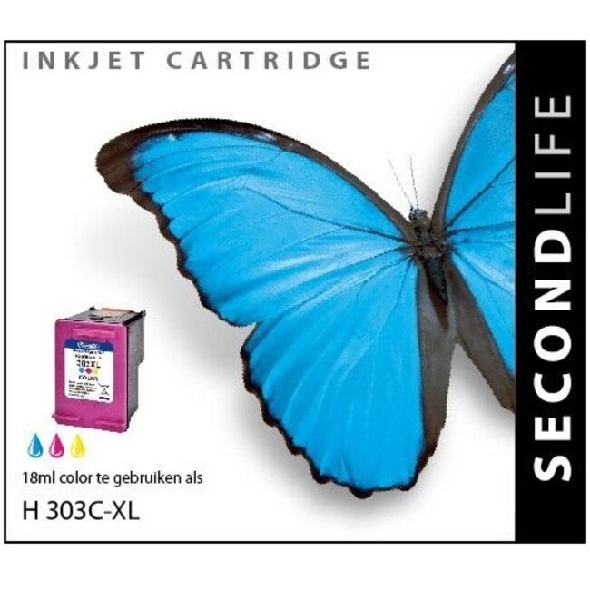 SecondLife Farbpatrone kompatibel für HP 303 XL