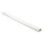 Kunststoff-Kabelkanal mit Abdeckung und selbstklebendem Streifen - 100 x 2,6 cm / Weiß