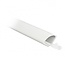 Kunststoff-Kabelkanal für Eckmontage mit selbstklebendem Streifen - 100 x 7,3 cm / Weiß