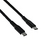 USB-C auf USB-C Kabel mit E-Marker Chip - USB 3.0 - bis 20V/5A - Schwarz - 1 Meter