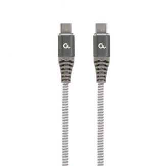 Cablexpert Cablexpert Premium USB-C auf USB-C Kabel - USB 2.0 - bis 20V/3A - Nylon - 1,5 Meter