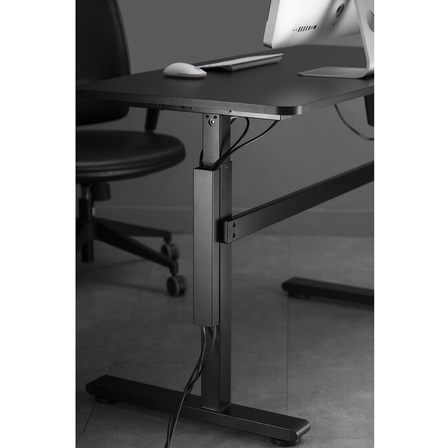 My Wall Schreibtisch Kabelkanal mit Magnetband - 35 x 5 cm / Schwarz