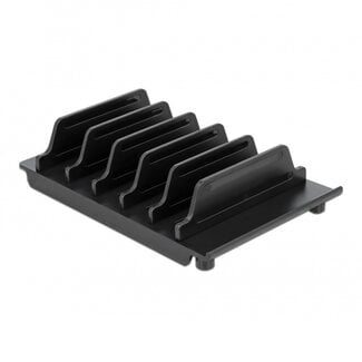 DeLOCK DeLOCK Ständer für 6 Tablets und/oder Smartphones, schwarz