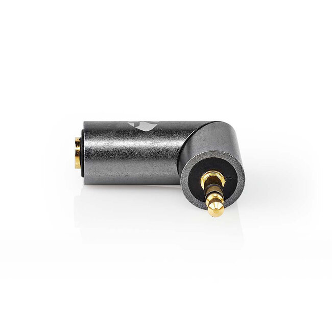 Nedis Premium 3,5mm Stereo Winkelklinkenadapter Aluminium