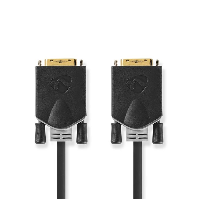 Nedis DVI-D Dual Link Monitor-Kabel Schwarz - 3 Meter