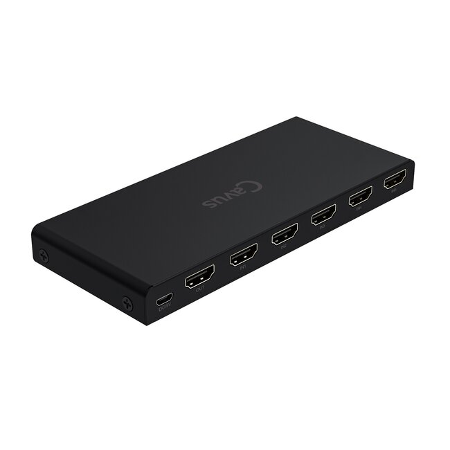 Cavus HDMI Umschalter 5 zu 1 mit Fernbedienung - Version 2.0 (4K 60Hz HDR)