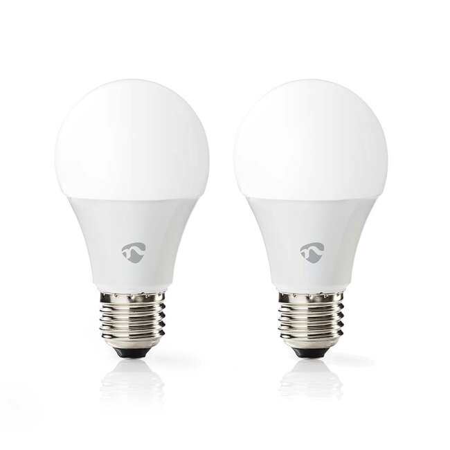 Nedis SmartLife Wi-Fi LED-Lampe E27 - Farbwechsel & Warm- bis Kaltweiß (2 Stück)